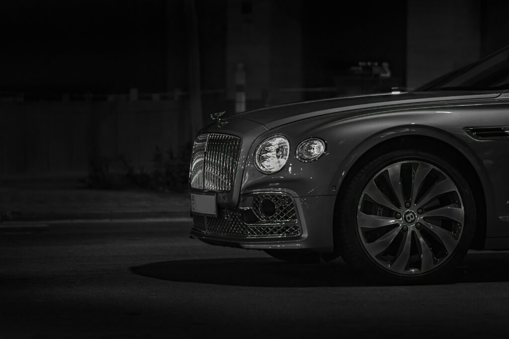 victor-furtuna-0mchrVHAYzg-unsplash Front of a Bentley Chauffeured Car