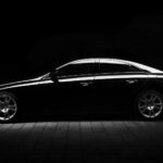 Mercedes-Benz Car in Dark Lighting